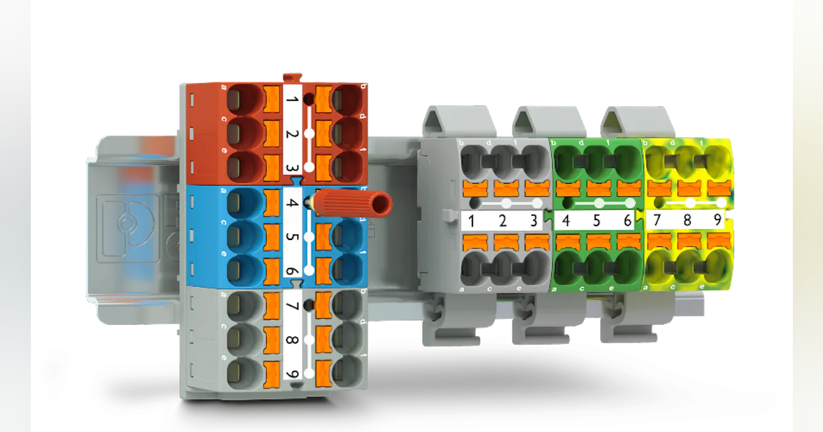 Push In Connection Push-in terminal block technology dominates | Control Design
