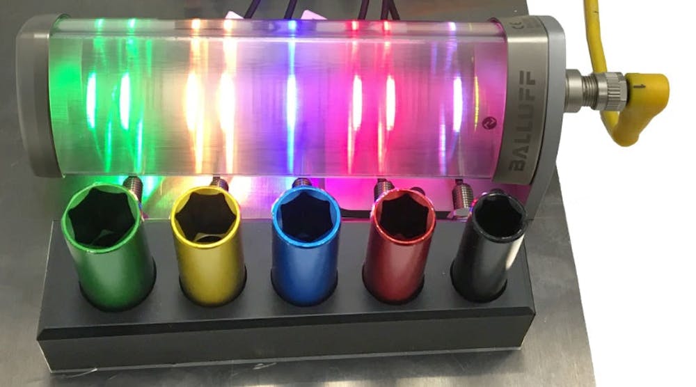 What do the stack lights mean in the visual factory? | Control Design