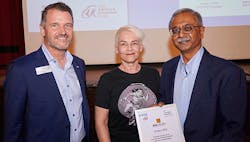 Image-of-Milton-Guerry-Andra-Keay-and-Prasad-Akella-with-award Image-of-Milton-Guerry-Andra-Keay-and-Prasad-Akella-with-award