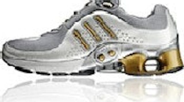 Smart shoe uses sensor and magnet to level cushioning Control Design