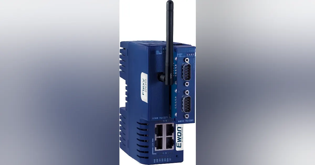 Industrial Networks: Ewon Flexy 205 IIoT gateway and router | Control ...