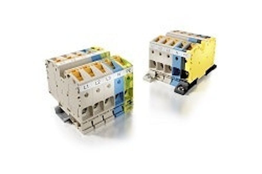 Weidmuller Highcurrent terminal blocks Control Design
