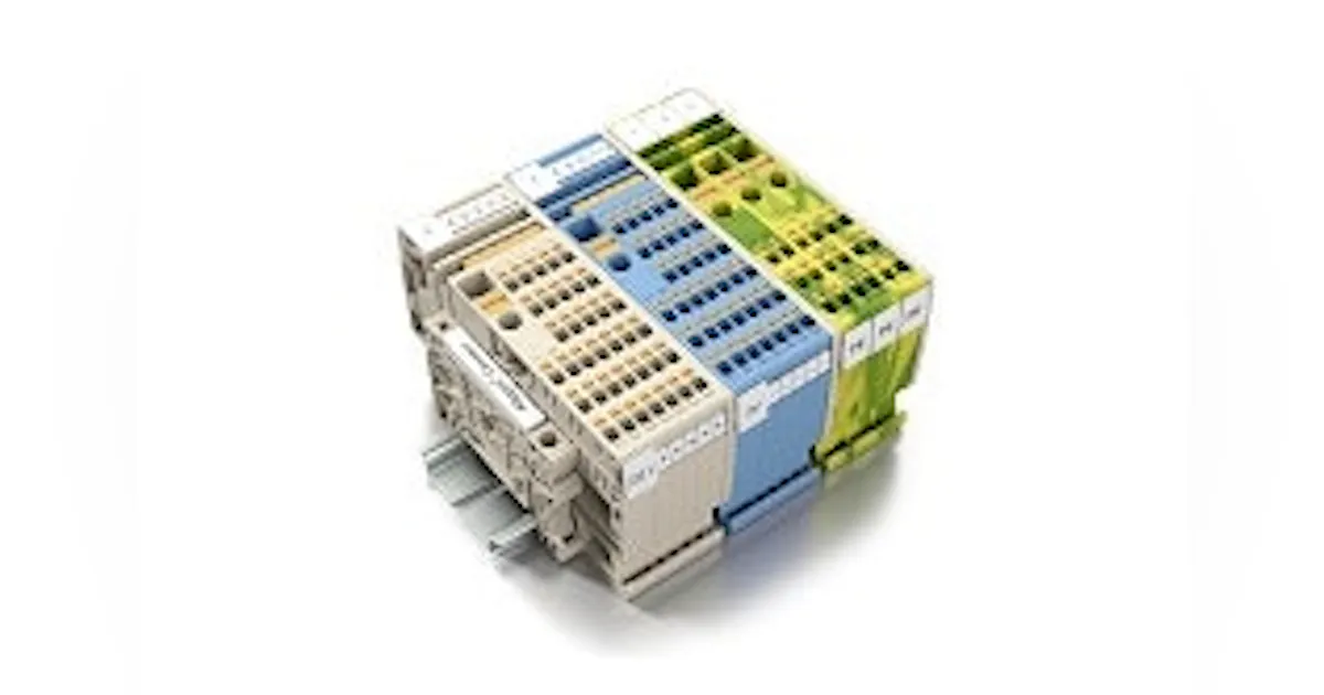 Concept Cm20 Module Connectivity: Weidmuller Modular-concept terminal blocks | Control Design