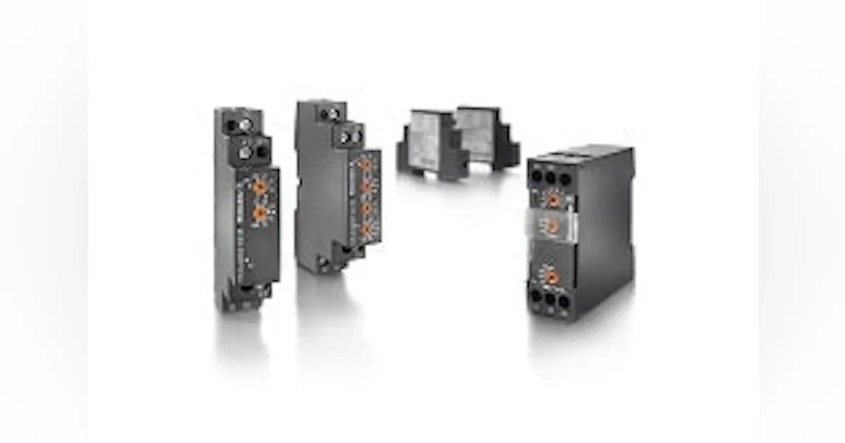 Controllers: Weidmuller Compact timing relays with single and ...