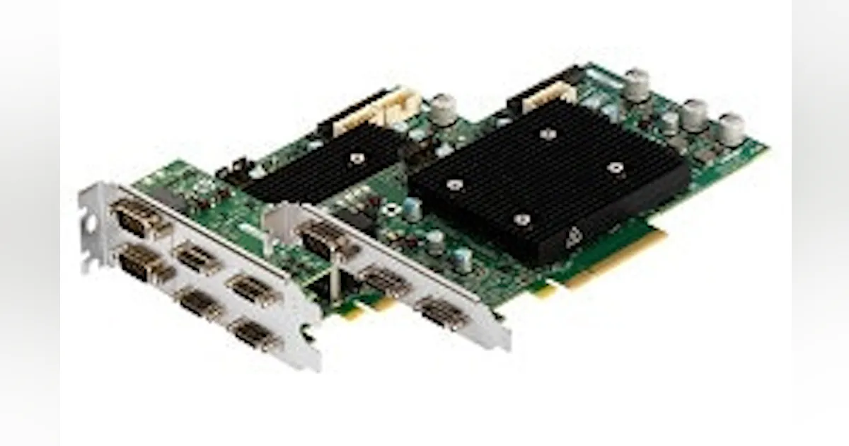 Machine Vision: Matrox Imaging Frame grabbers with FPGA programming ...