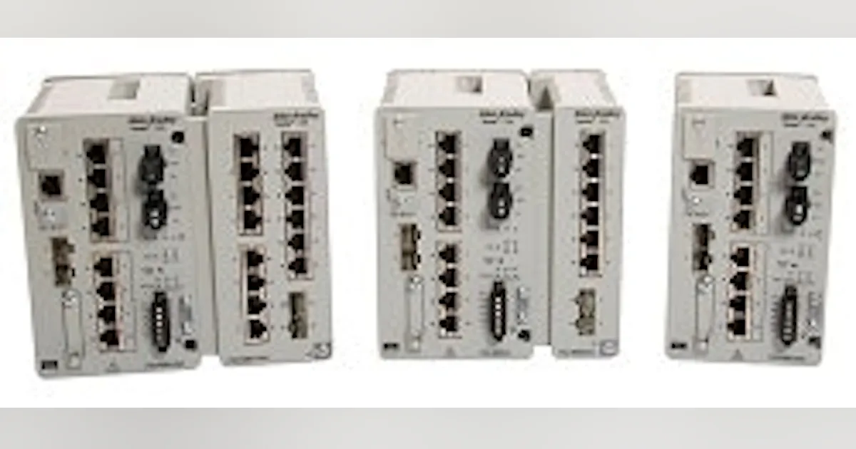 Industrial Networks: Rockwell Automation Managed Ethernet switches ...
