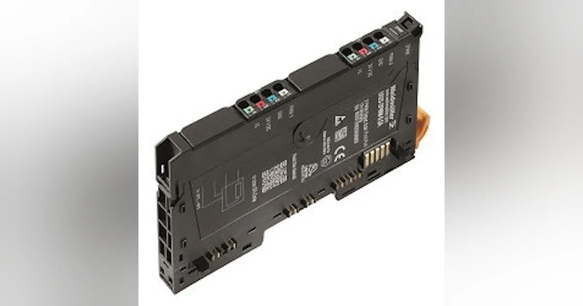 Input/Output: Weidmuller I/O system for small motor control | Control ...