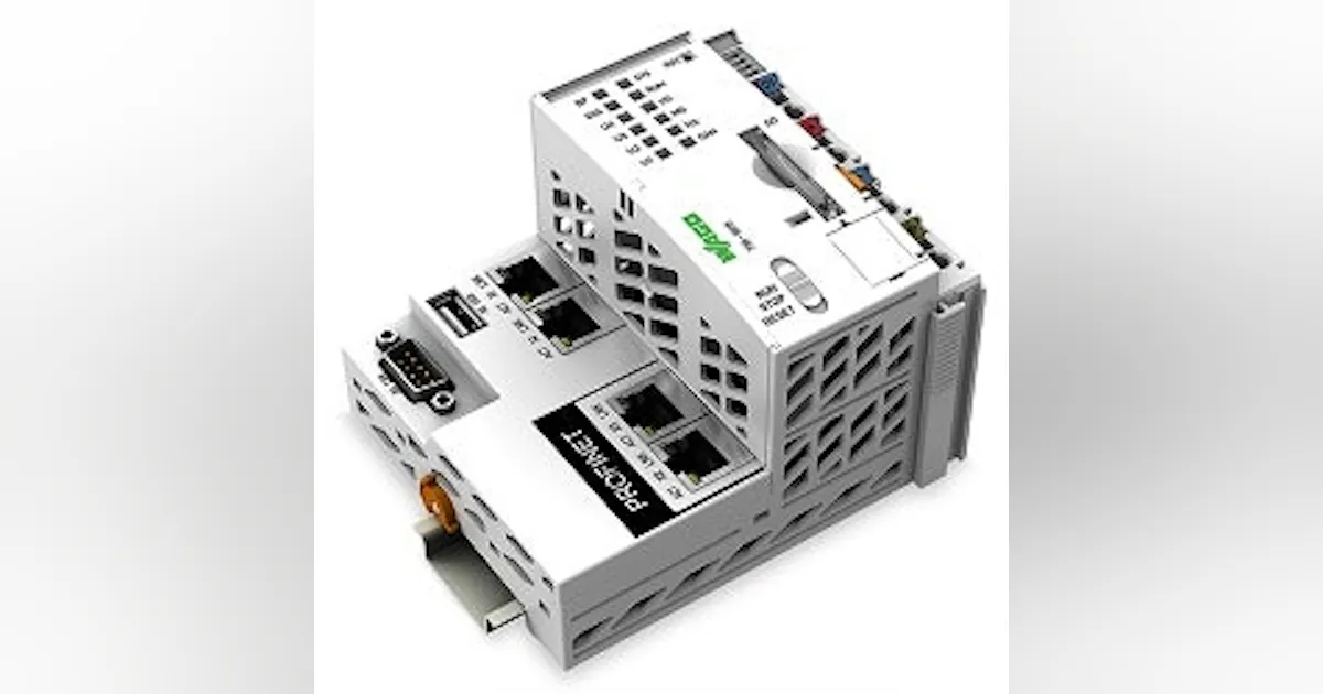 Wago Profinet Module Controllers: Wago I/O system controller with Profinet | Control Design