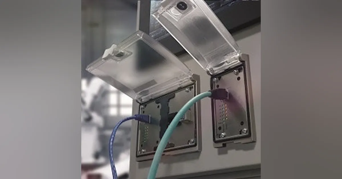 Connectivity: Mencom Five-port Ethernet Switch and panel interface ...