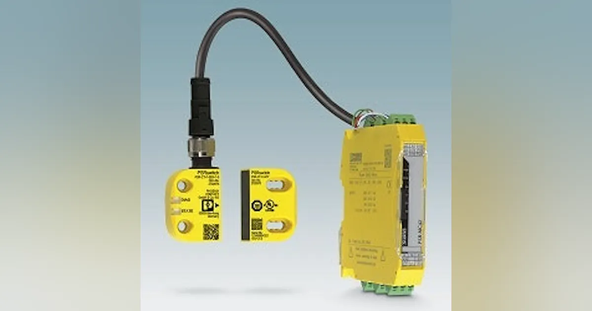 Machine Safety: Phoenix Contact Contact-free and coded safety switch ...