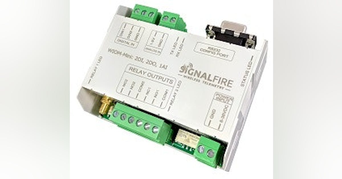 Input/Output: SignalFire Mini wireless I/O module for remote monitoring ...