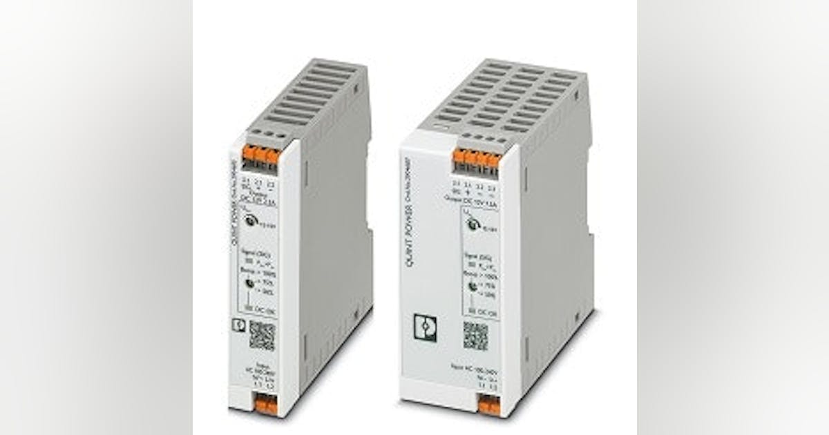 Power Distribution Phoenix Contact Lowwattage ac/dc power supplies