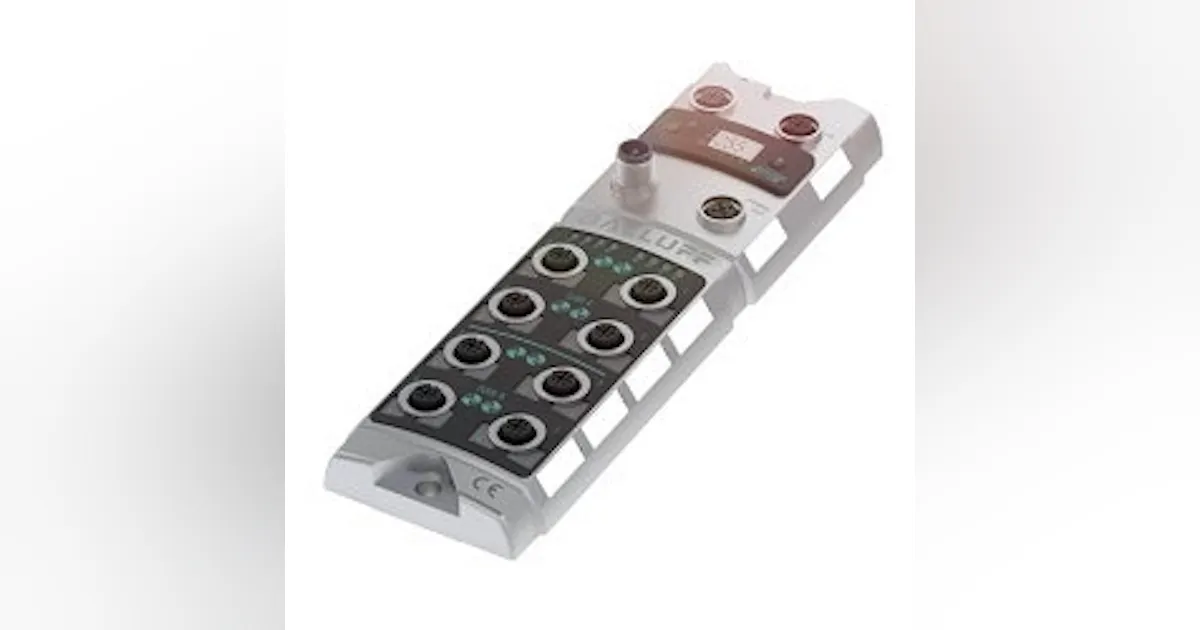 Input/Output: Balluff IO-Link masters for controls architecture ...