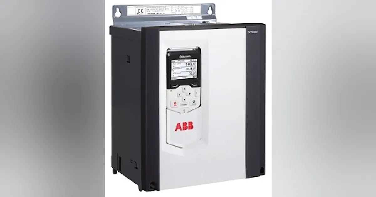 Motor/Drive-Industrial Electric: ABB Enhanced control for dc ...