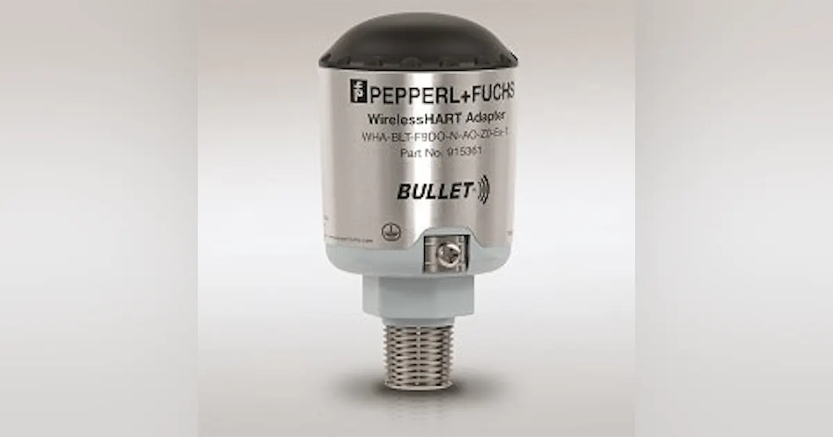 Industrial Networks: Pepperl+Fuchs Wireless HART adapter for flexible ...
