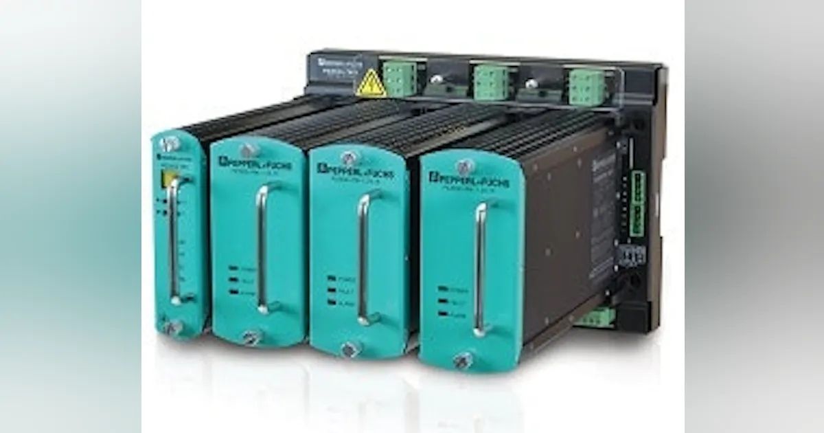 Power Distribution: Pepperl+Fuchs Power supply diagnostic module ...
