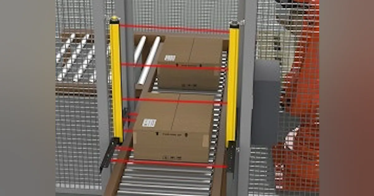 Machine Safety: Banner Engineering Safety grid system for access and ...