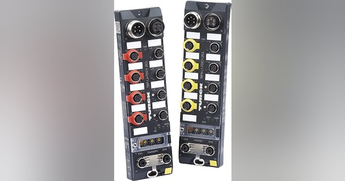 Input/Output: Turck Hybrid safety block I/O modules | Control Design