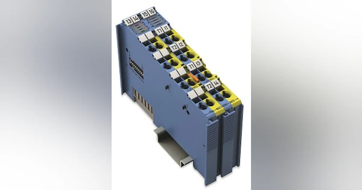 Input/Output: Wago I/O module for functional safety | Control Design