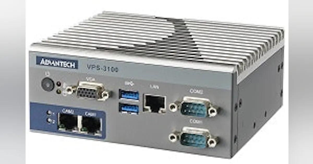 Machine Vision Advantech Machine Vision: Advantech Dual-port GigE vision platform | Control Design