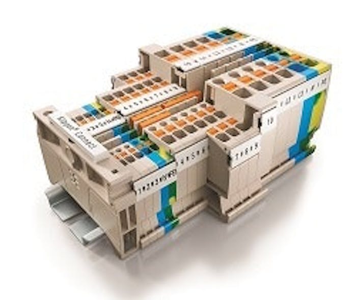 Connectivity Weidmuller Modular terminal blocks featuring pushin