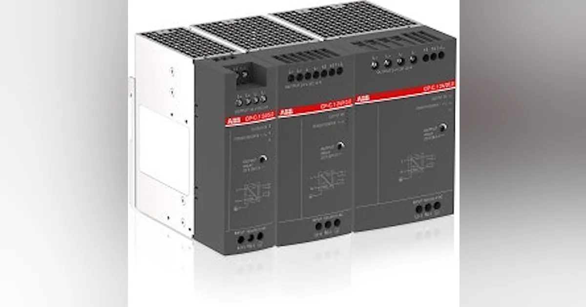 Power Distribution: ABB High-performance power supplies | Control Design