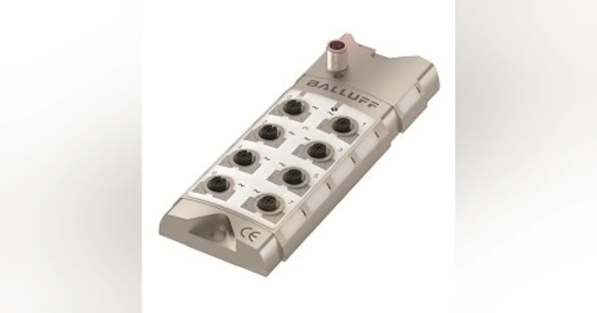 Input/Output: Balluff IO-Link analog hub | Control Design