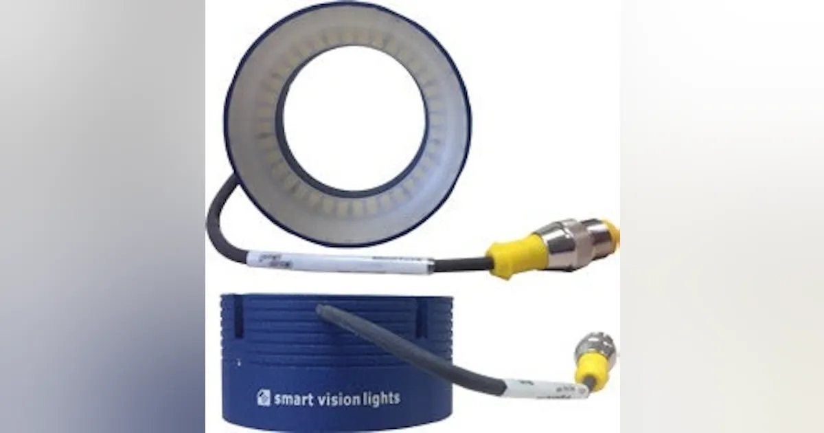 Machine Vision: Smart Vision Lights Compact ring light with multiple ...