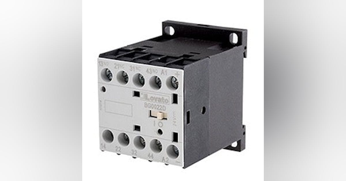 Controllers: Automation Systems Interconnect IEC-type control relays ...