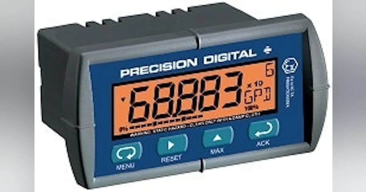 Digital Parameter Operator Interface Hardware: Precision Digital Loop-powered ...