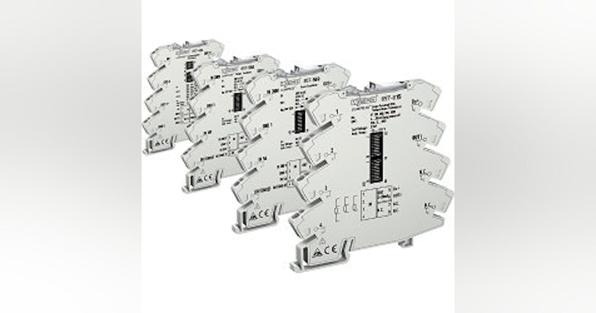 Input/Output: Wago Signal conditioners | Control Design