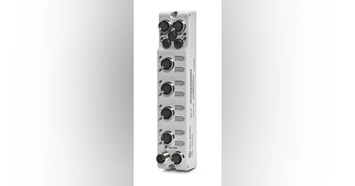 Input/Output: Rockwell Automation IP67-rated IO-Link master module ...