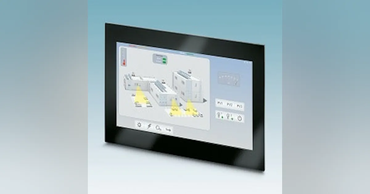 Operator Interface Hardware: Phoenix Contact Flat-panel monitors with ...