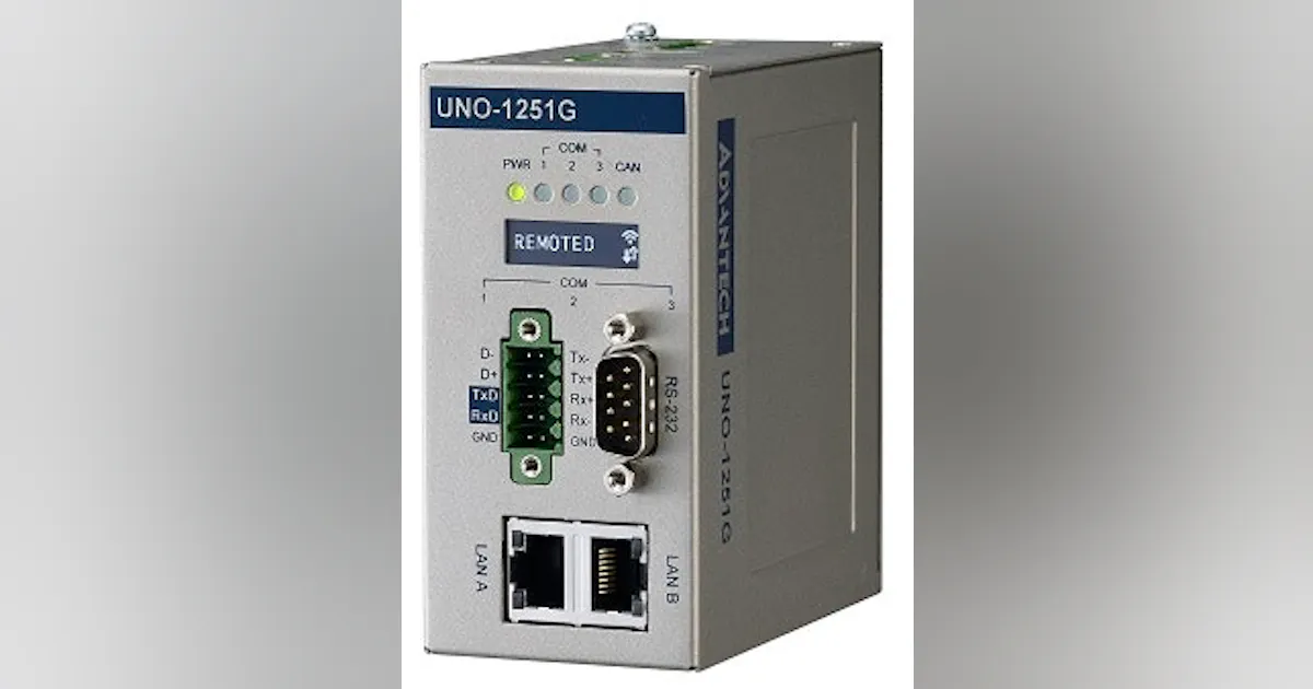 Industrial Computer: Advantech Micro IoT gateway industrial computer ...