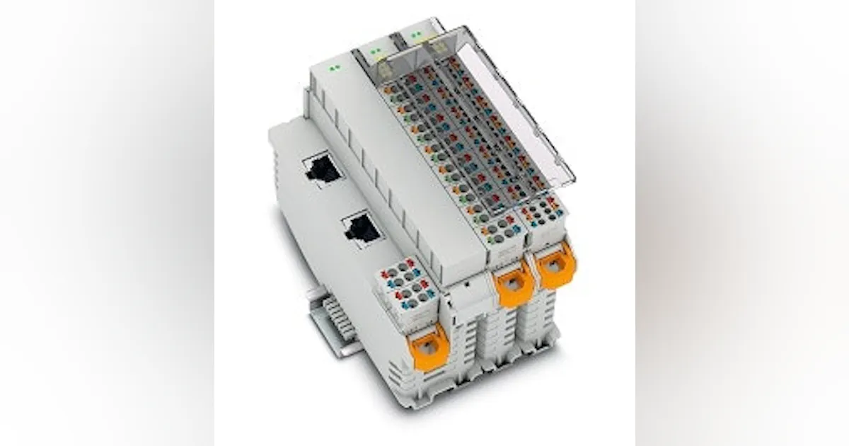 Input/Output: Phoenix Contact Modular high-density housing | Control Design