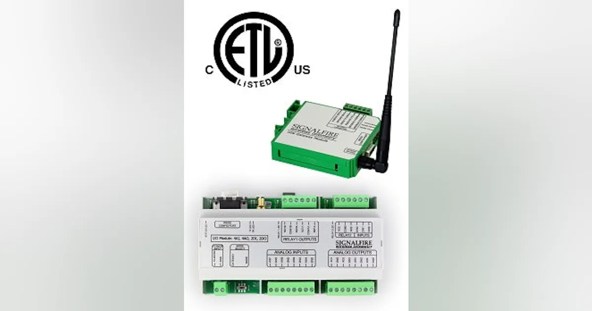 Industrial Networks: SignalFire Class I, Div. 2 certification for ...