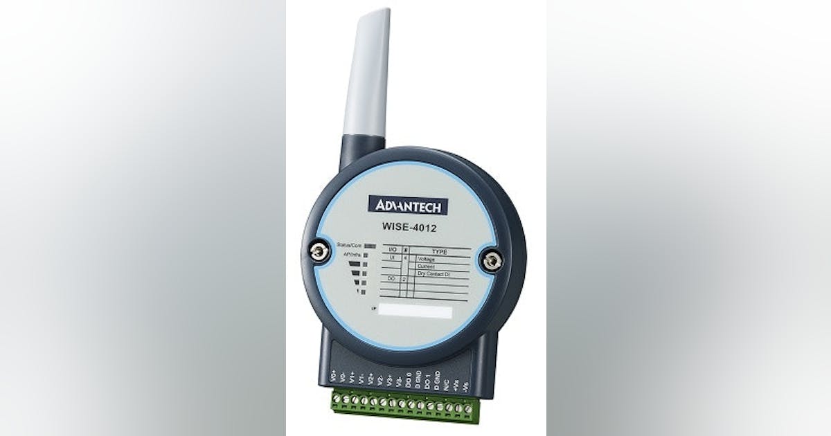Input/Output: Advantech IoT wireless I/O module | Control Design