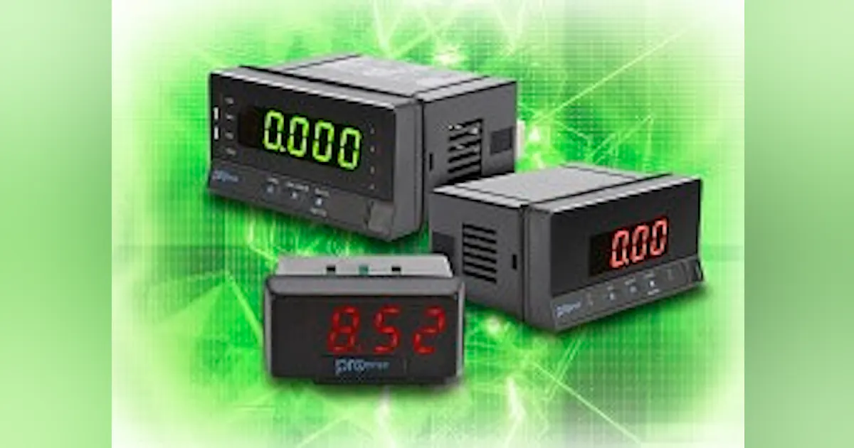 Pmeter Operator Interface Hardware: AutomationDirect Digital panel meters ...