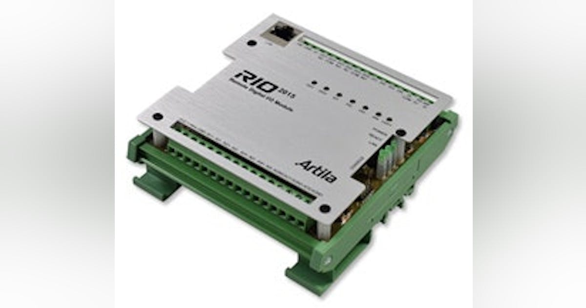Artila RIO-2015PG programmable I/O controller module | Control Design