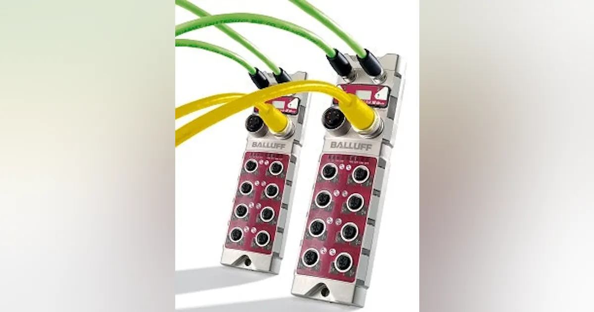 Input/Output: Balluff IP67-rated machine-mount I/O devices | Control Design