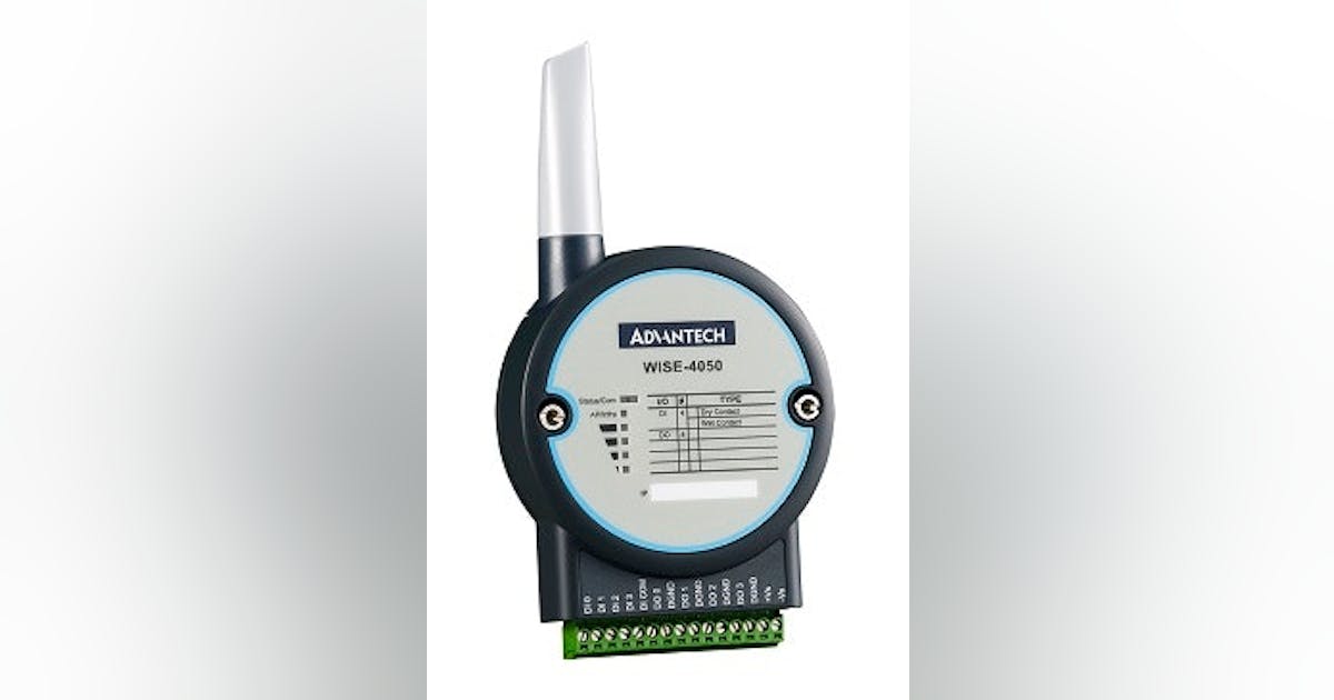Input/Output: Advantech IoT wireless I/O modules | Control Design