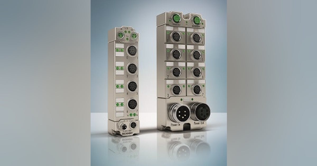 Input/Output: Beckhoff Automation EtherCAT box I/O modules | Control Design