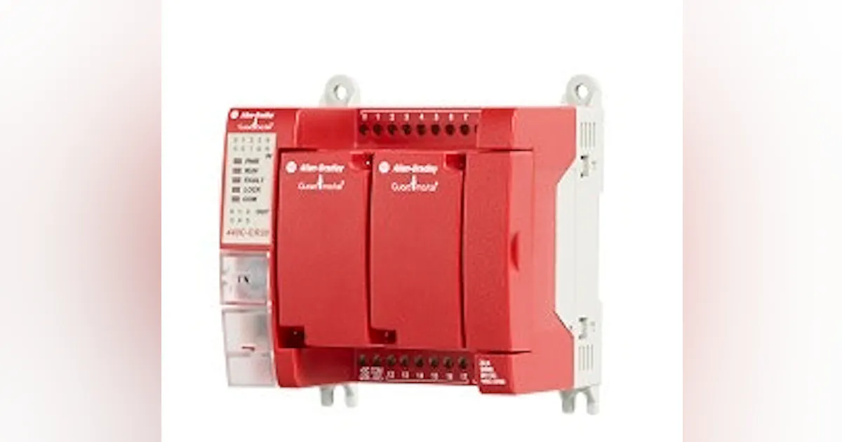 Machine safety: Rockwell Automation Safety relay with optional EtherNet ...