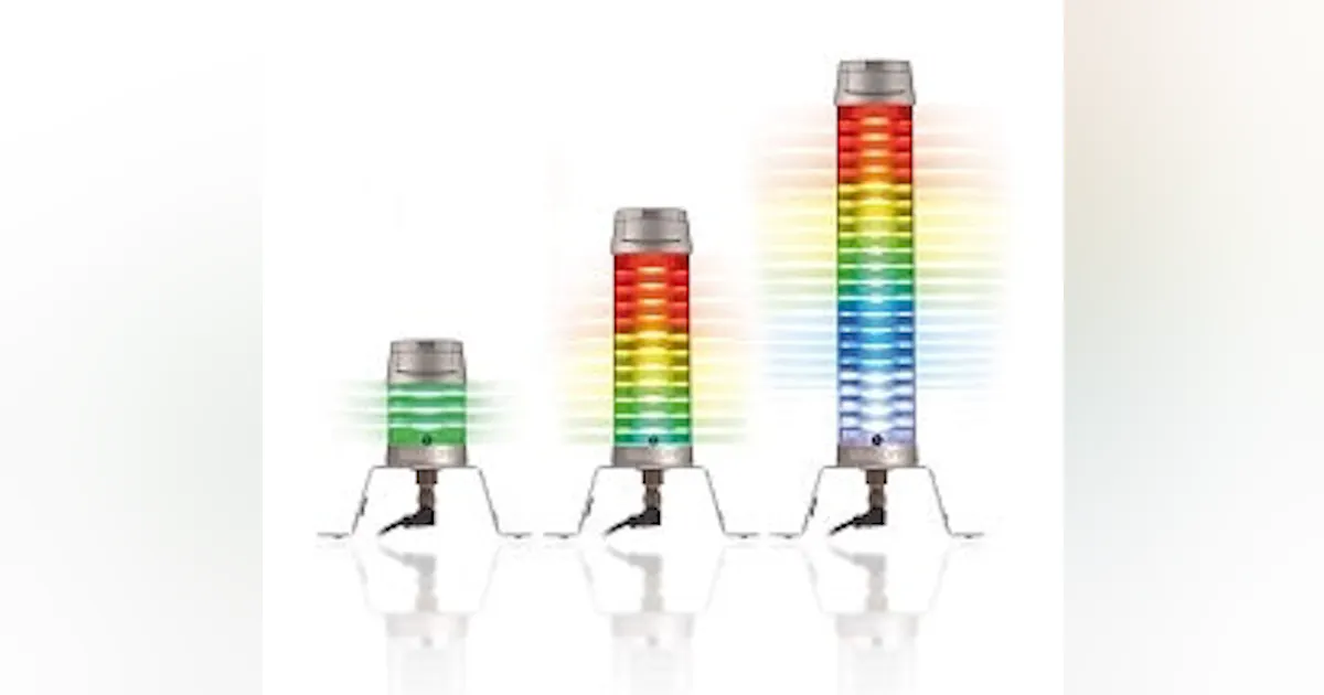 Balluff Machine Led Light Alarms & Annunciators: Balluff All-LED tower light | Control Design
