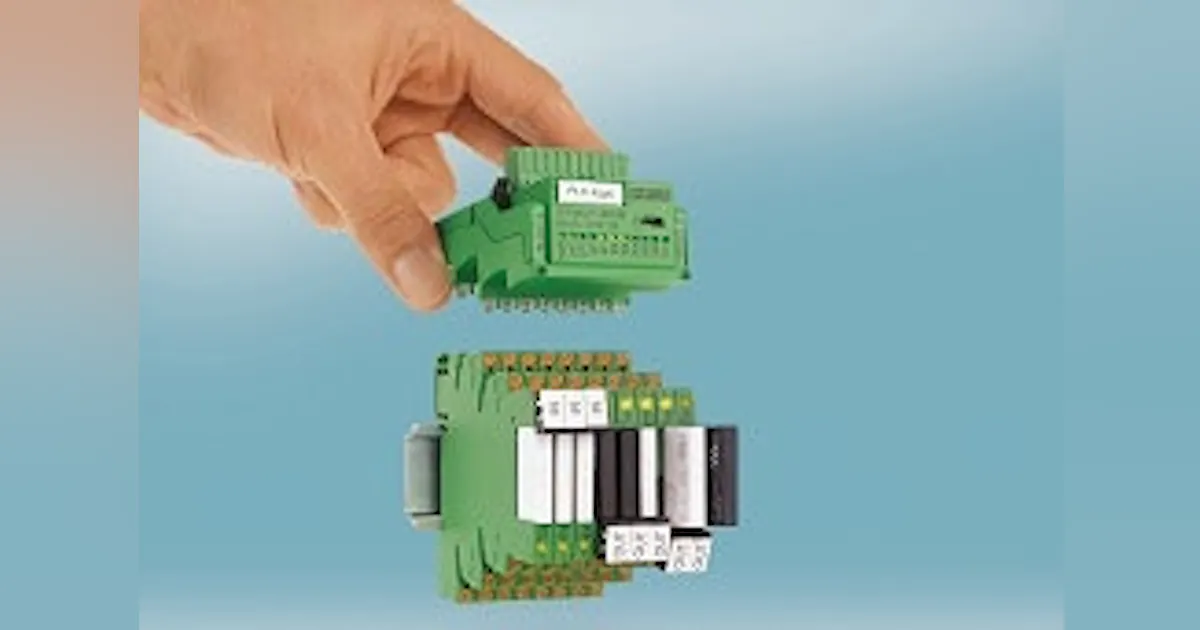 Controllers: Phoenix Contact Pluggable Relay System | Control Design