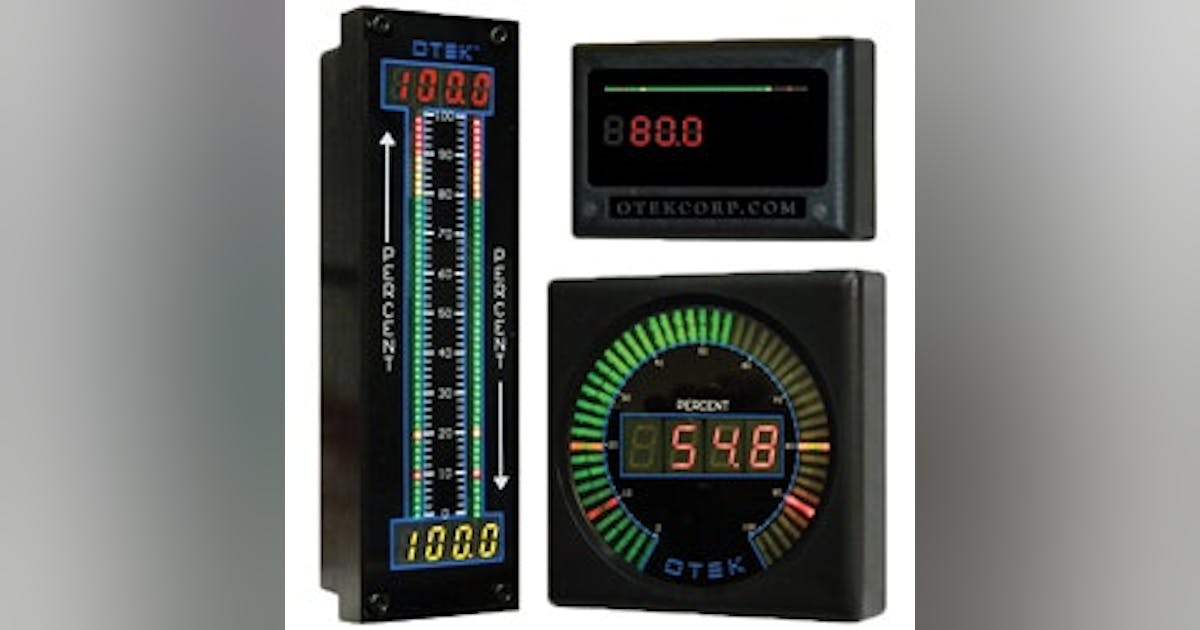 HMI: Otek HMI-Compliant LED Meters | Control Design