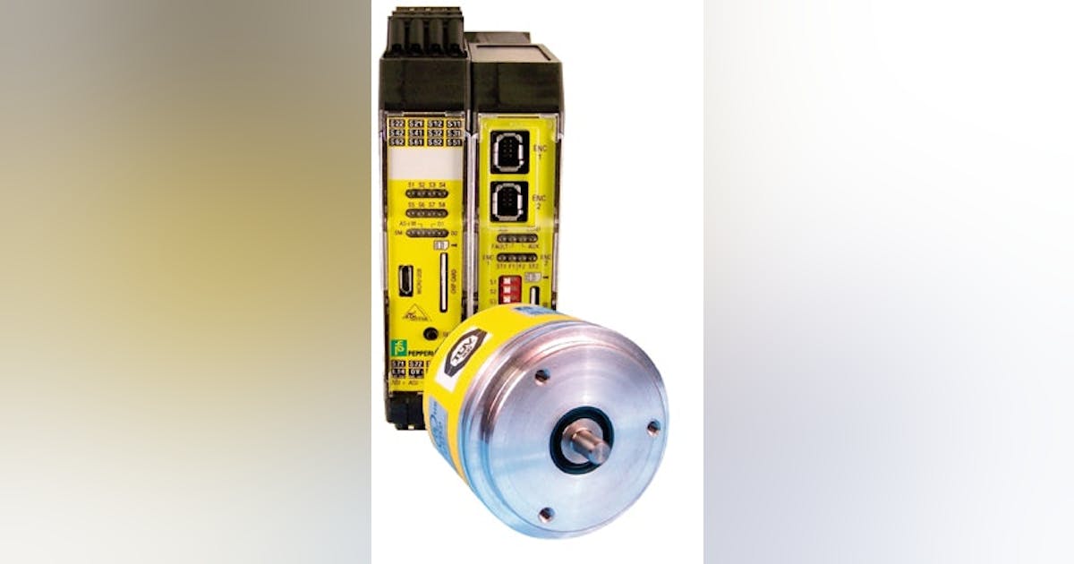 Pepperl+Fuchs RVS58S Safety Encoders and VBA-2E-KE4-ENC-S AS-Interface ...