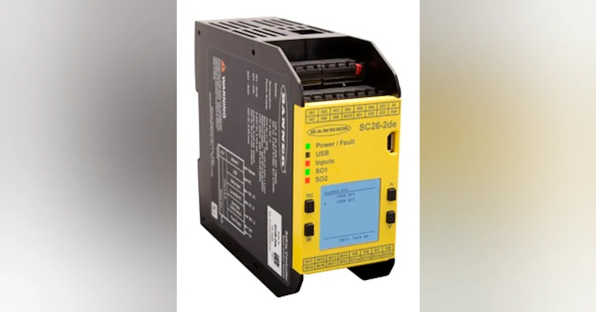 Banner Engineering Safety Controller at Ada Tawney blog