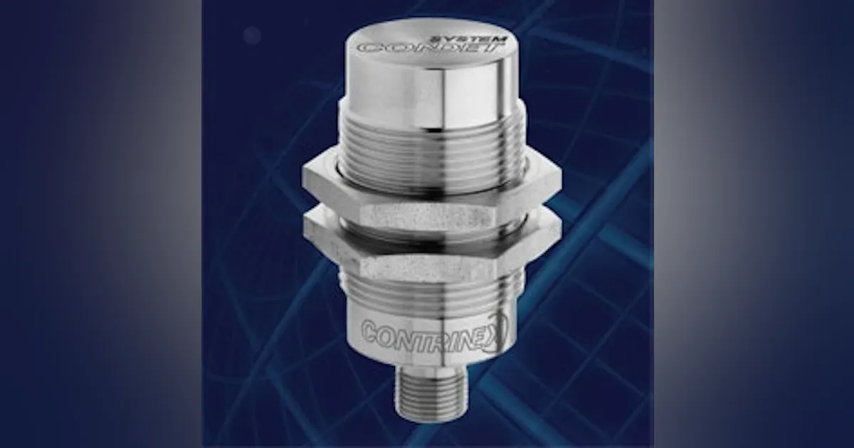 Sensors: Contrinex Full Inox-Inductive Sensors | Control Design