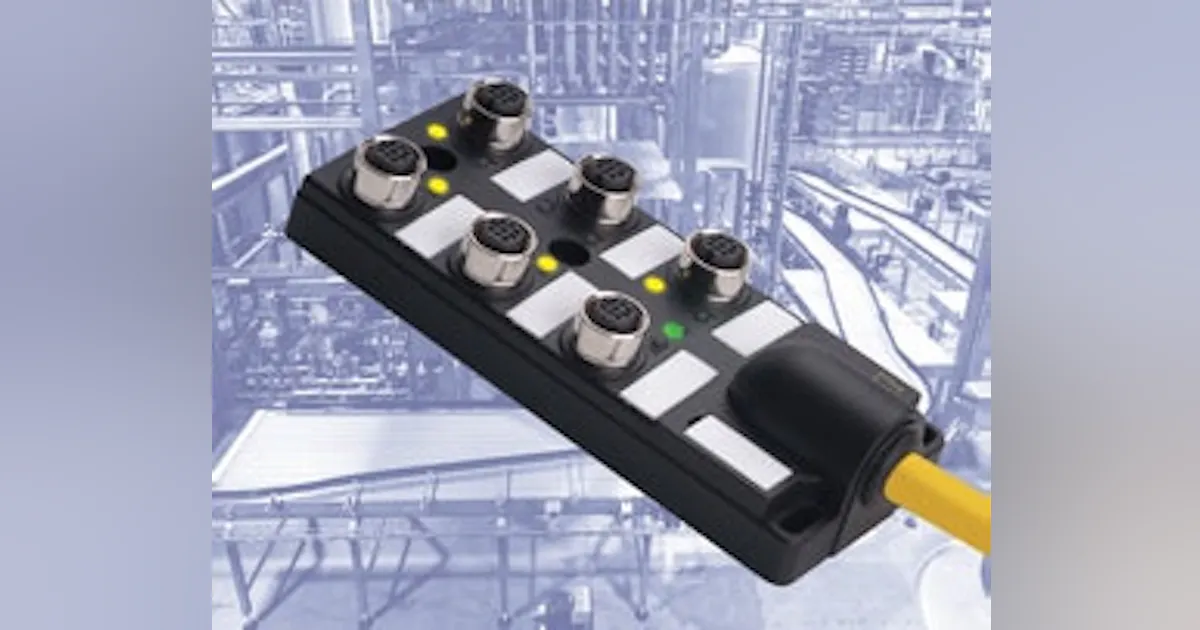 Industrial Networking: Turck's Six-Port M12 Passive Junction Box ...